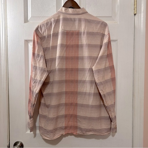 Tommy Bahama Button Down Shirt Men's Plaid Pink Mauve Easter Size XL - Picture 2 of 7